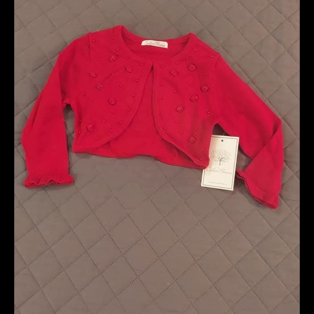 Elegant Kids Red Sweater
